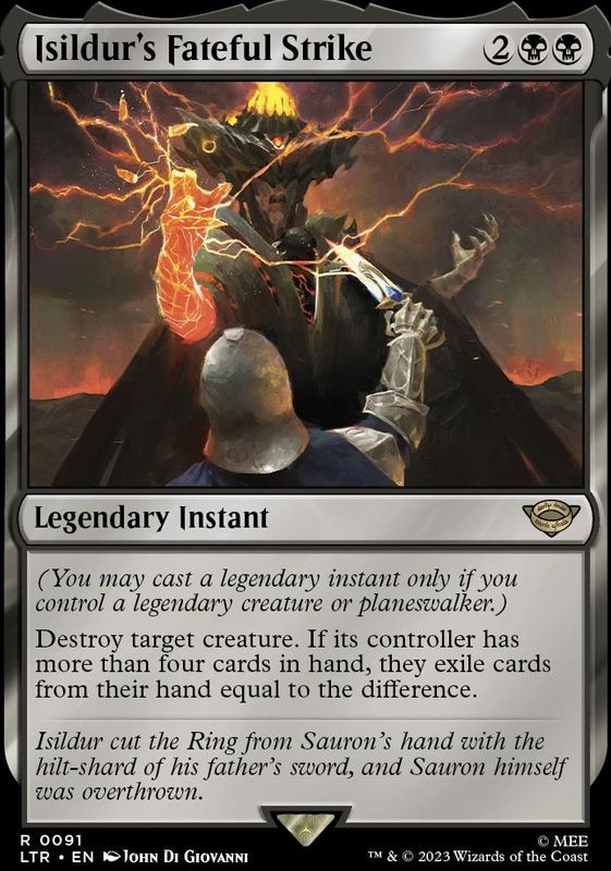 Isildur's Fateful Strike