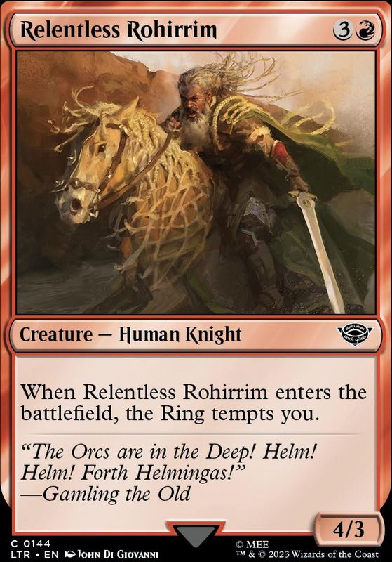 Relentless Rohirrim (foil)