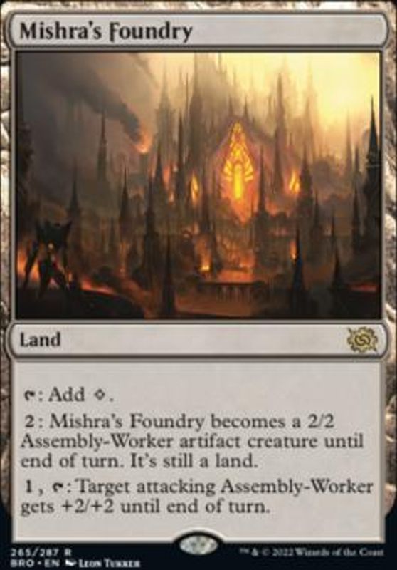 Mishra's Foundry (foil)