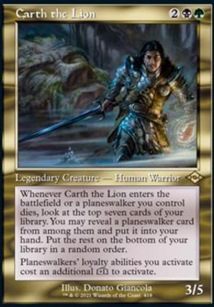 Hovedbilde Carth the Lion (Retro Frame, ...