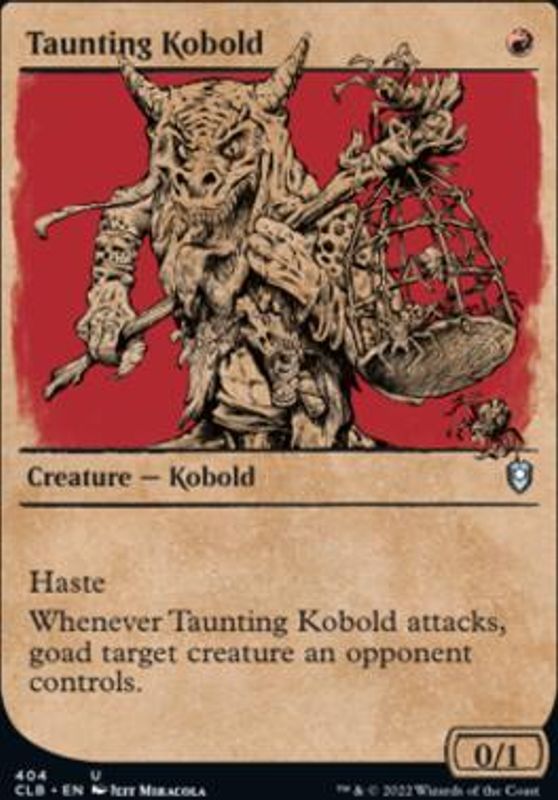 Taunting Kobold (Showcase) (foil)