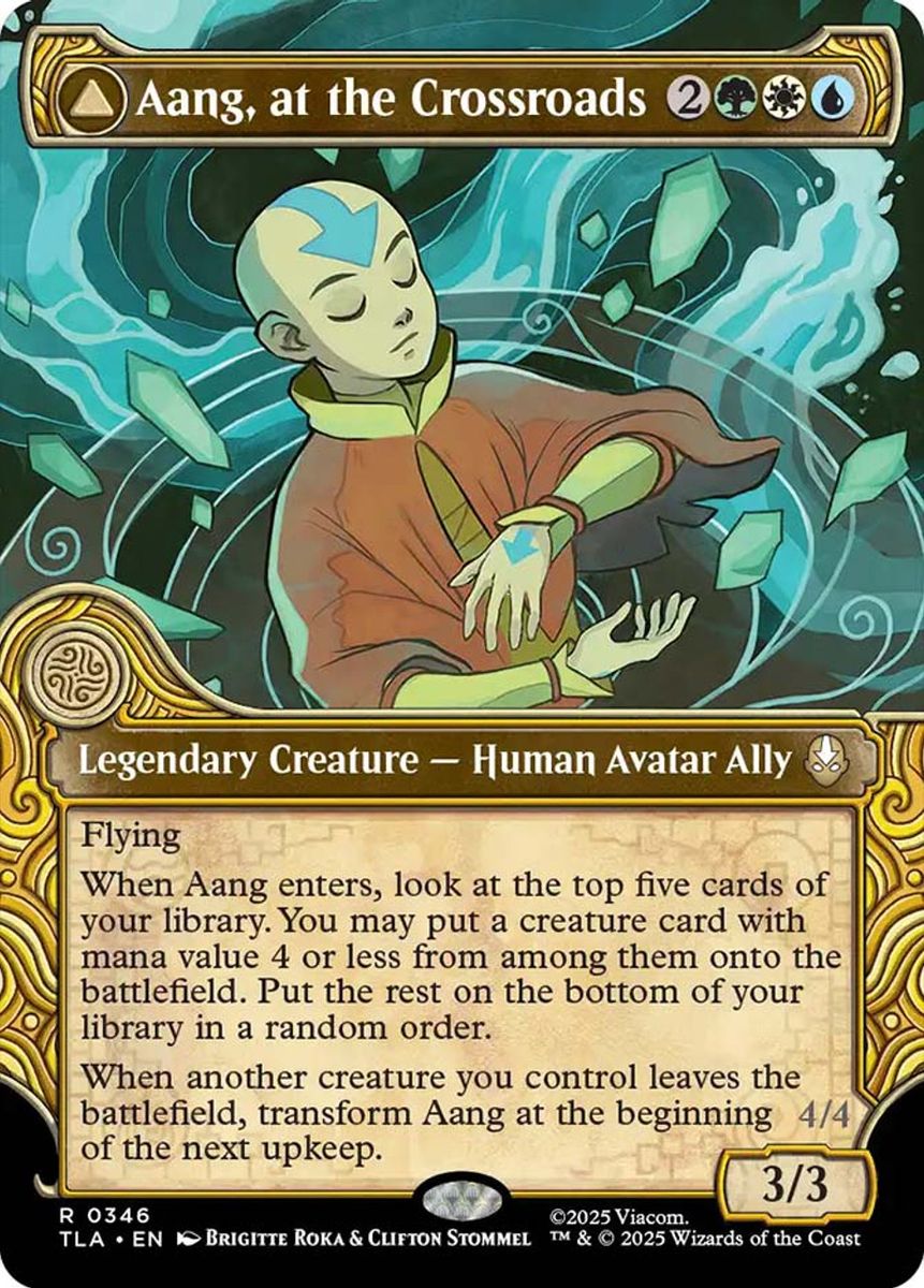 Aang, at the Crossroads // Aang, Destined Savior (#346) (Foil)