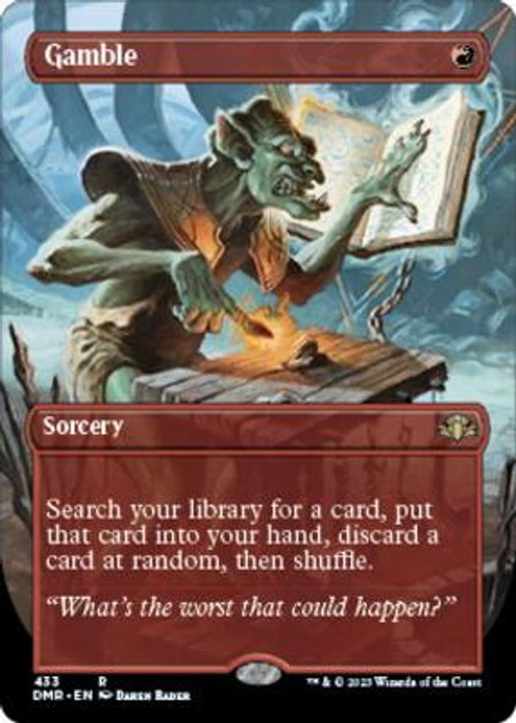 Gamble (Borderless) (foil)