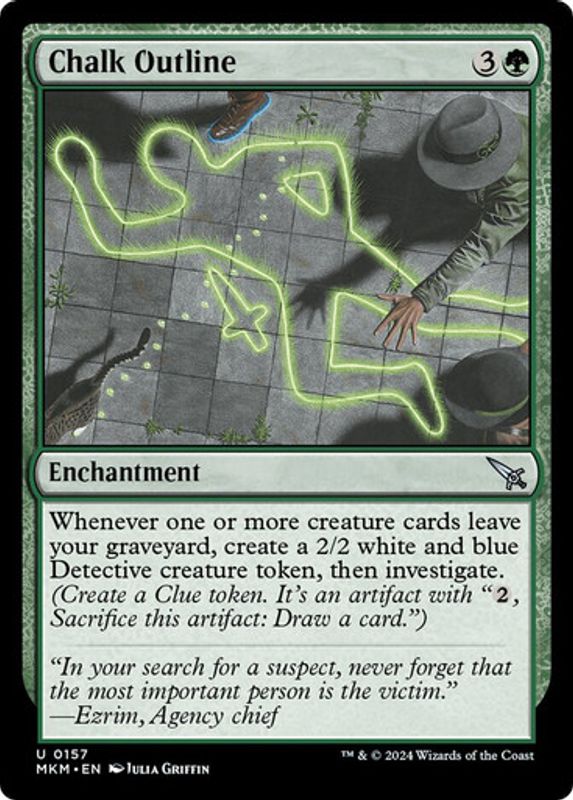 Chalk Outline (Foil)