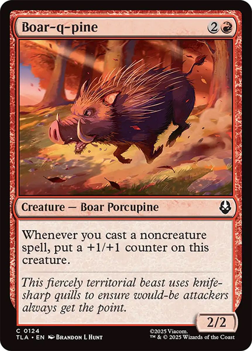 Boar-q-pine (Foil)