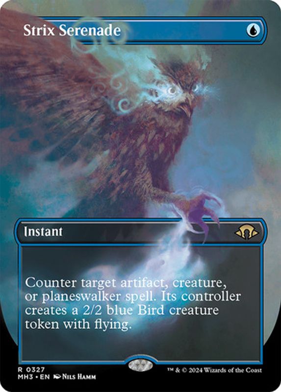 Strix Serenade (Borderless) (Foil)
