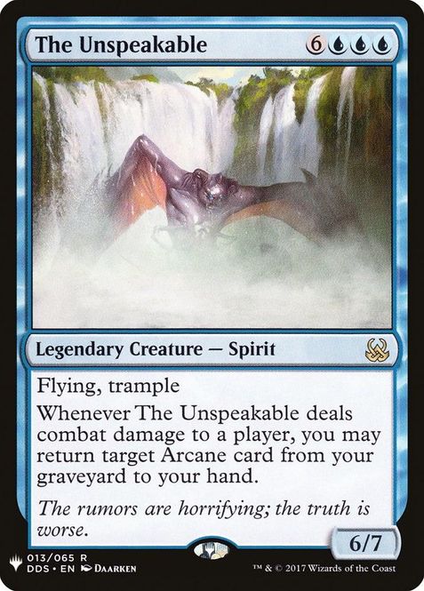 Hovedbilde The Unspeakable