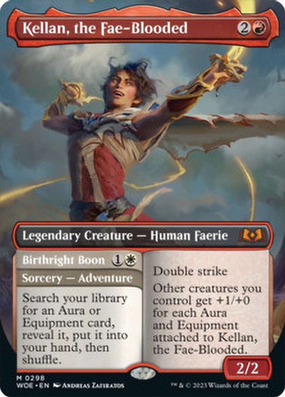 Kellan, the Fae-Blooded (Borderless) (foil)
