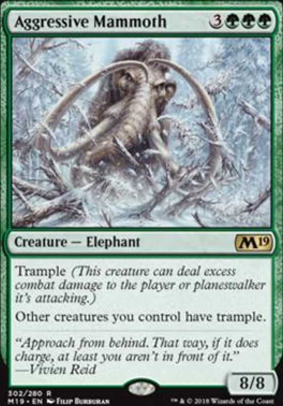 Aggressive Mammoth (Planeswalker Deck)