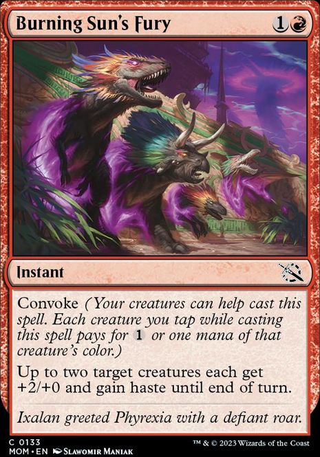 Hovedbilde Burning Sun's Fury (foil)