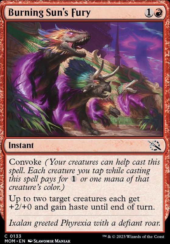 Burning Sun's Fury (foil)