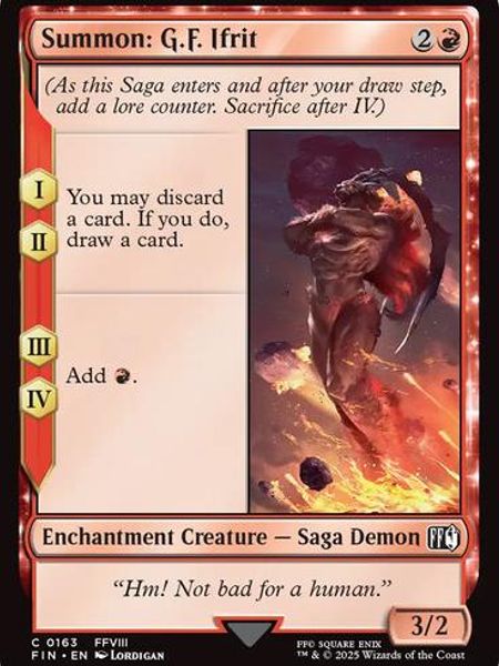 Hovedbilde Summon: G.F. Ifrit (Foil)