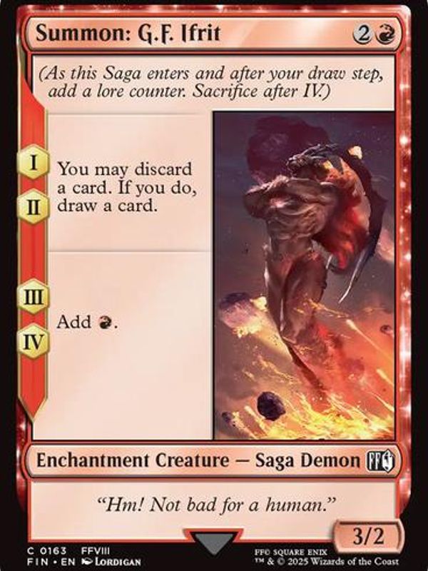 Summon: G.F. Ifrit (Foil)