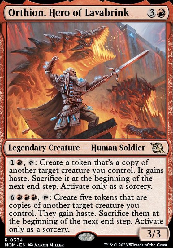 Orthion, Hero of Lavabrink (foil)