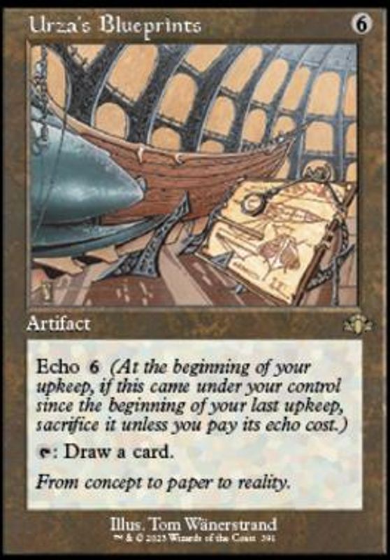 Urza's Blueprints (Retro Frame) (foil)