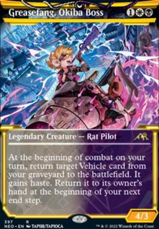Greasefang, Okiba Boss (Showcase)