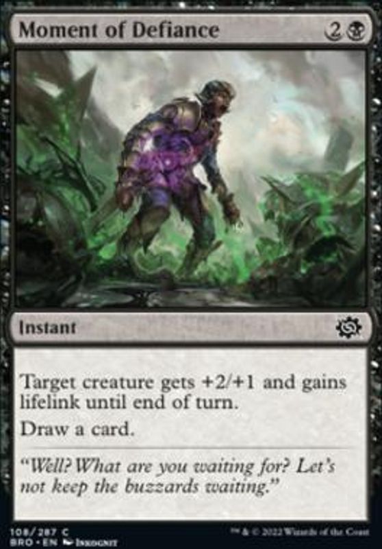 Moment of Defiance (foil)