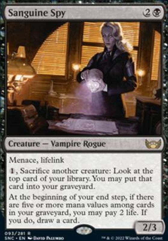 Sanguine Spy