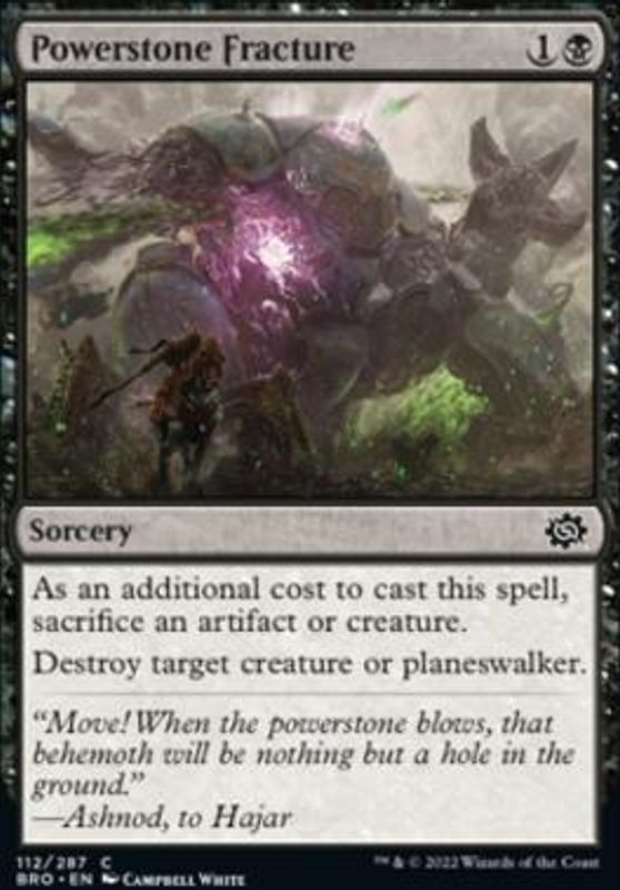 Powerstone Fracture (foil)
