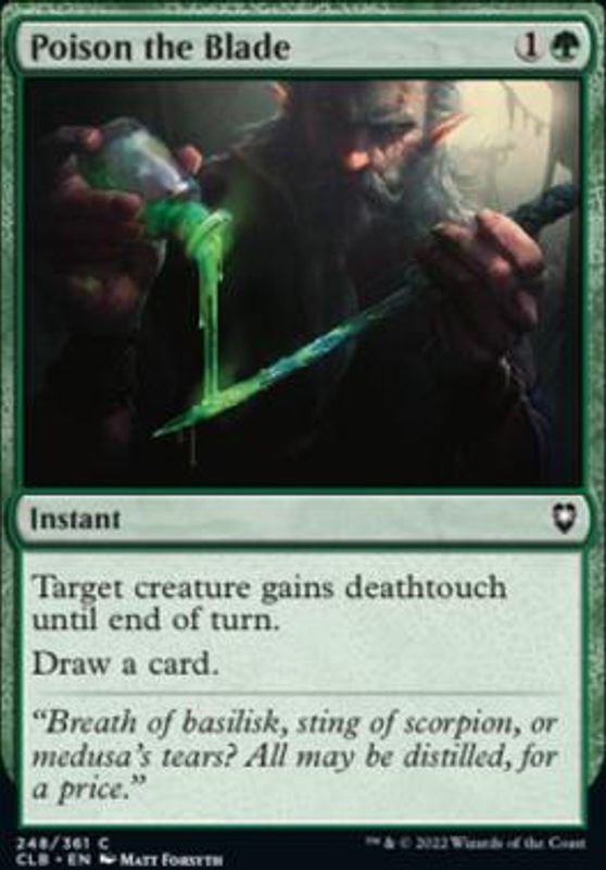 Poison the Blade
