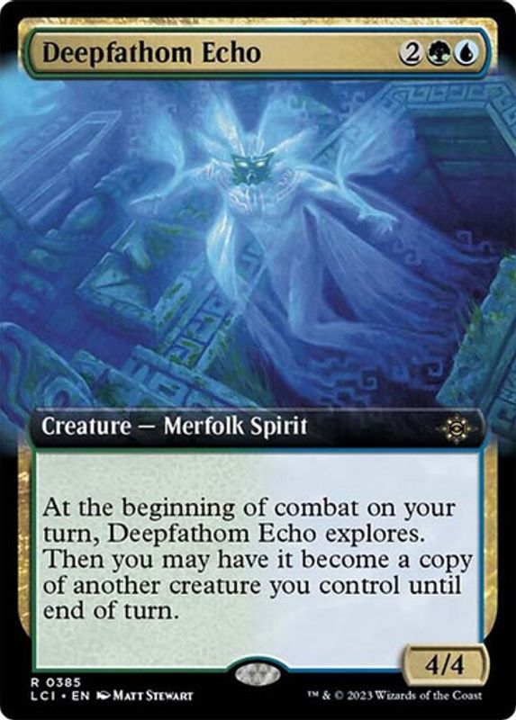 Deepfathom Echo (Extended Art) (Foil)