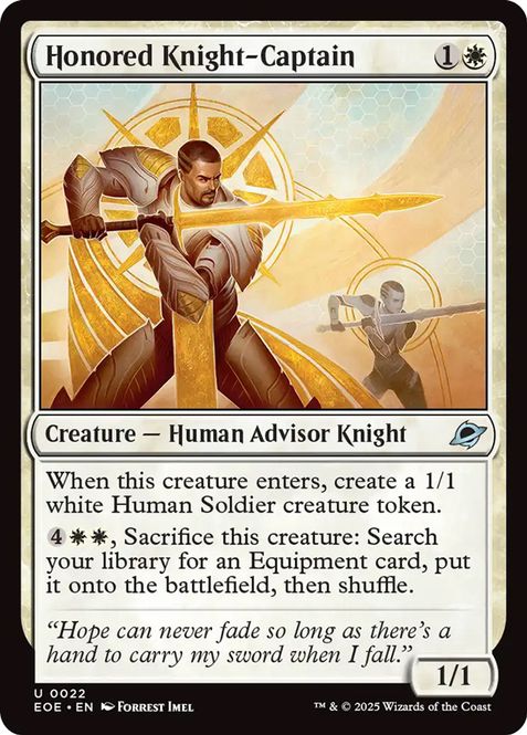 Hovedbilde Honored Knight-Captain