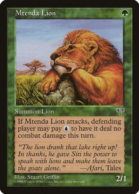 Hovedbilde Mtenda Lion