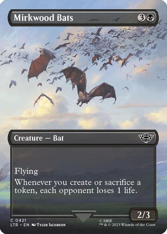Mirkwood Bats (Borderless) (foil)