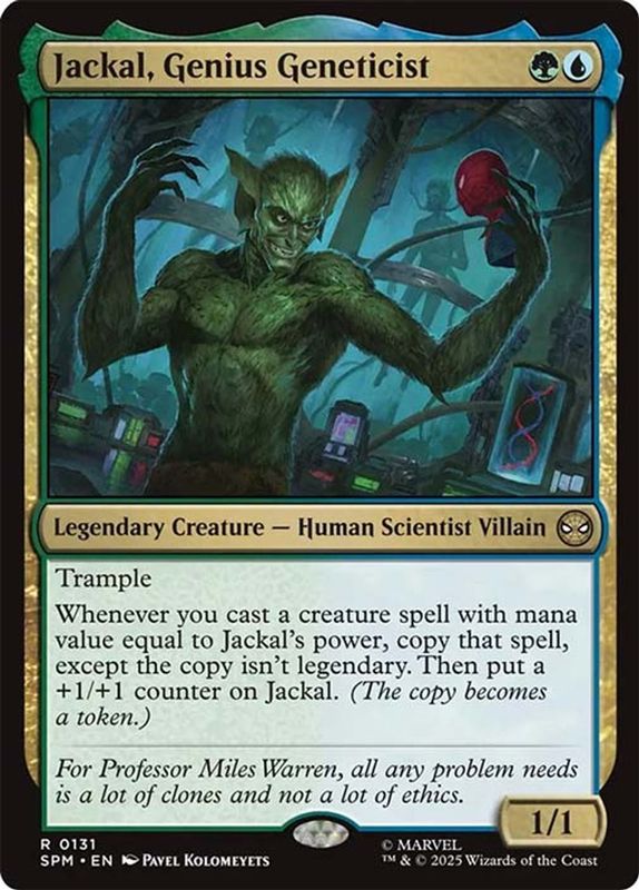 Jackal, Genius Geneticist (Foil)
