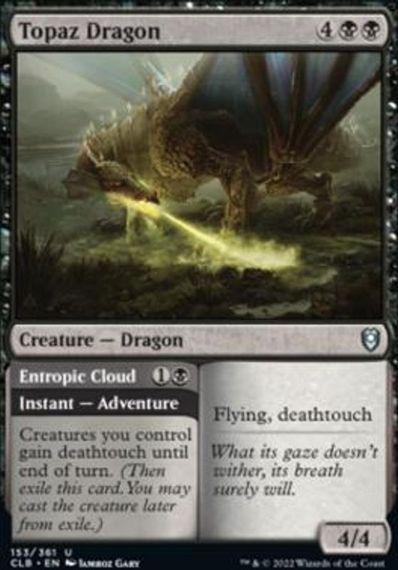 Topaz Dragon (foil)