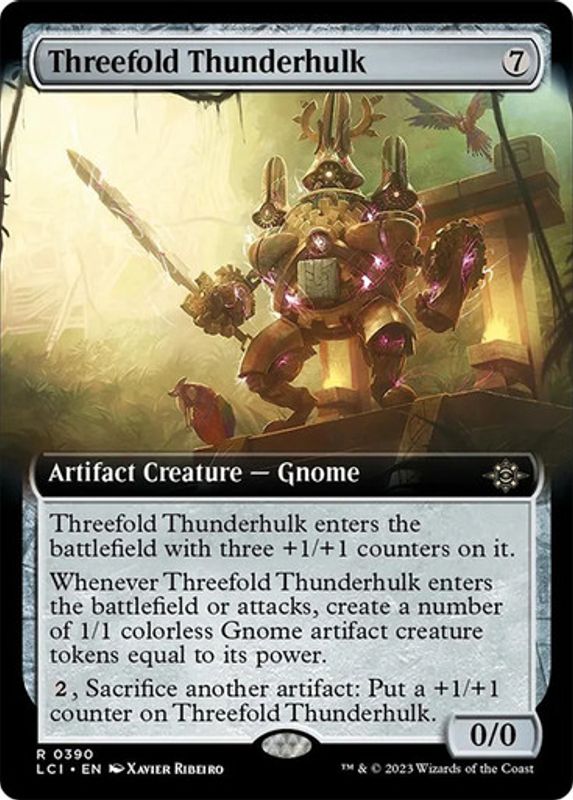 Threefold Thunderhulk (Extened Art)