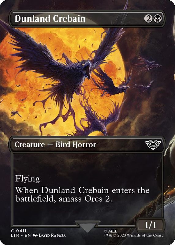 Dunland Crebain (Borderless) (foil)