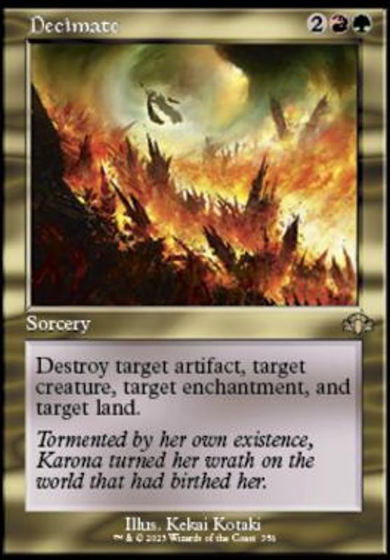 Decimate (Retro Frame) (foil)