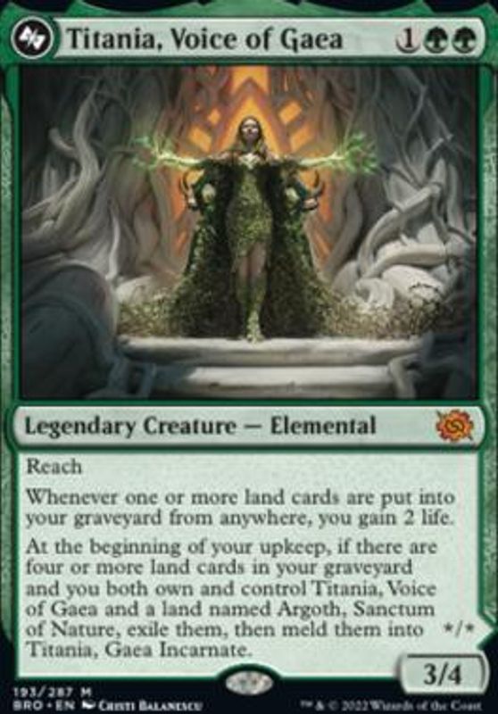 Titania, Voice of Gaea