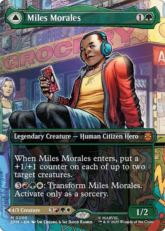 Miles Morales // Ultimate Spider-Man (#200) (Borderless)