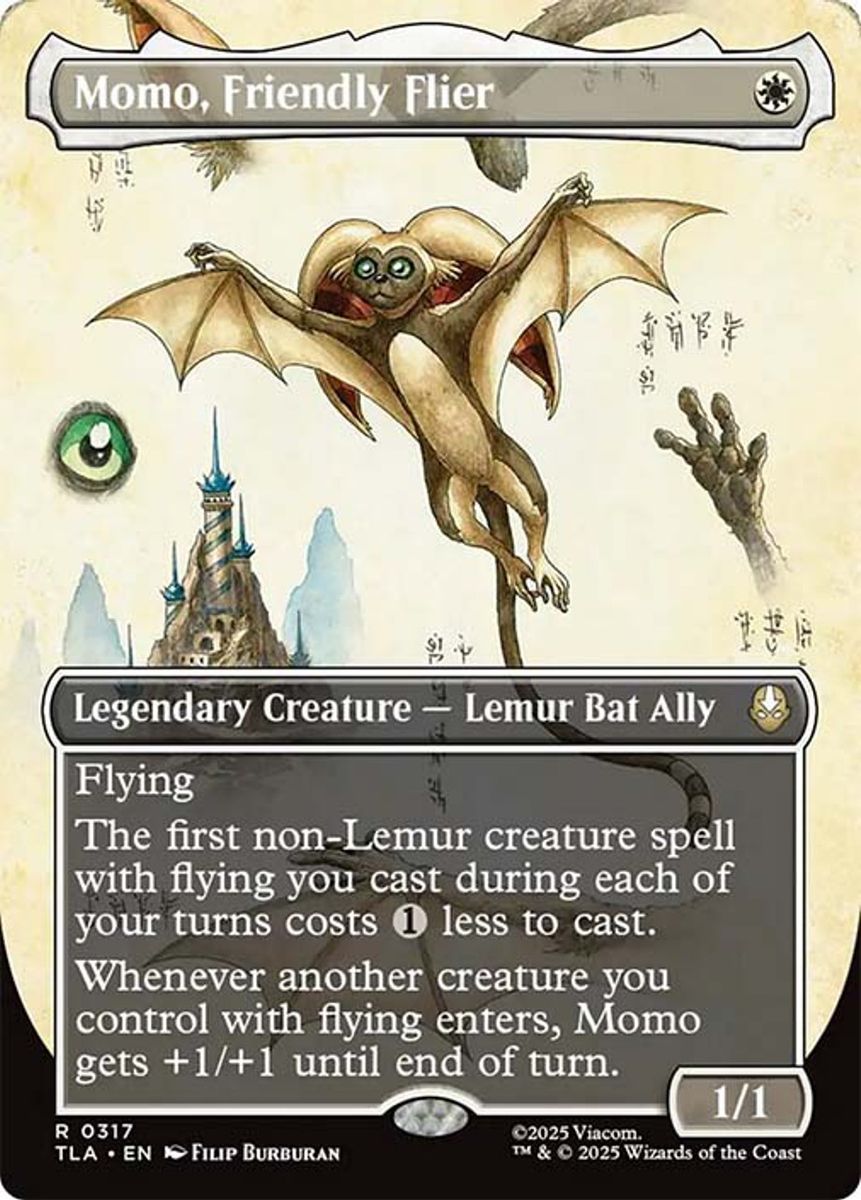 Momo, Friendly Flier (Borderless)