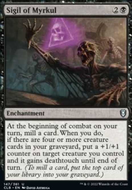 Hovedbilde Sigil of Myrkul (foil)