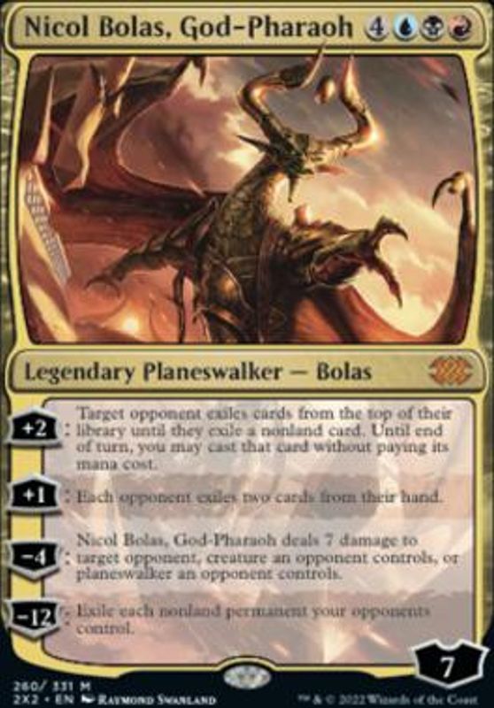 Nicol Bolas, God-Pharaoh (foil)