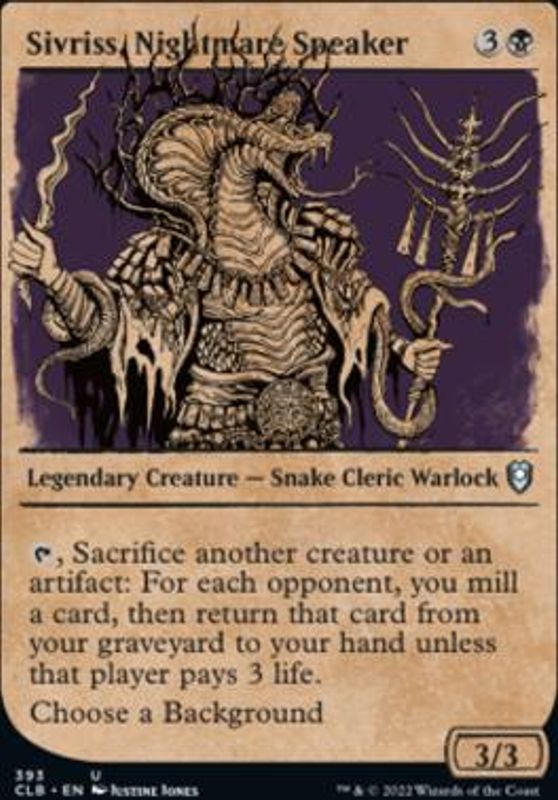Sivriss, Nightmare Speaker (Showcase)