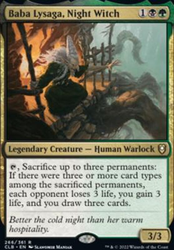 Baba Lysaga, Night Witch