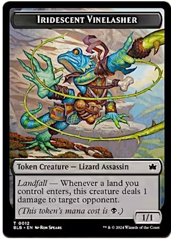 Iridescent Vinelasher Token