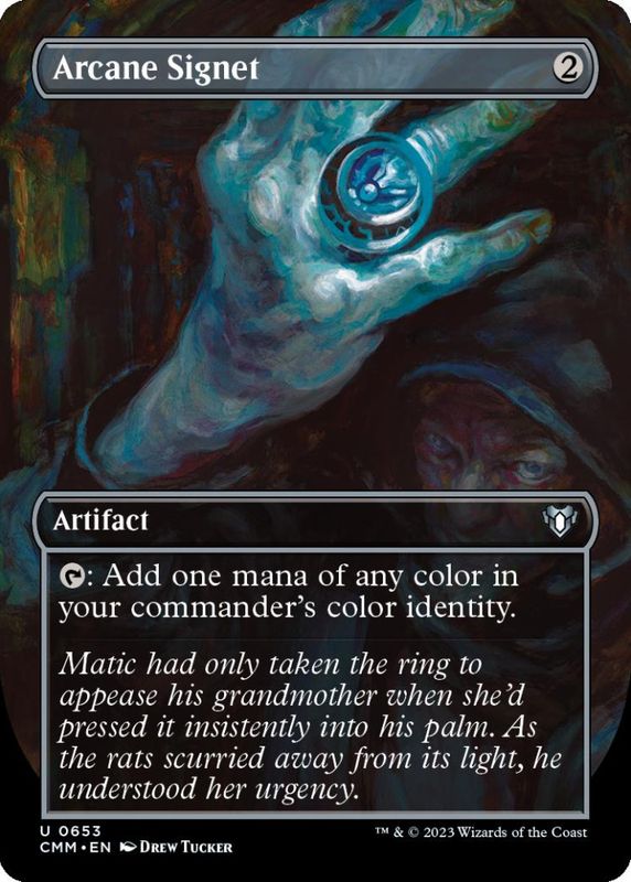Arcane Signet (Borderless) (foil)