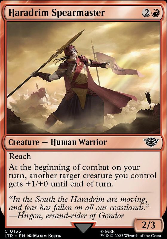 Haradrim Spearmaster (foil)