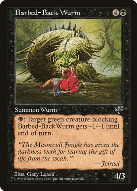 Hovedbilde Barbed-Back Wurm
