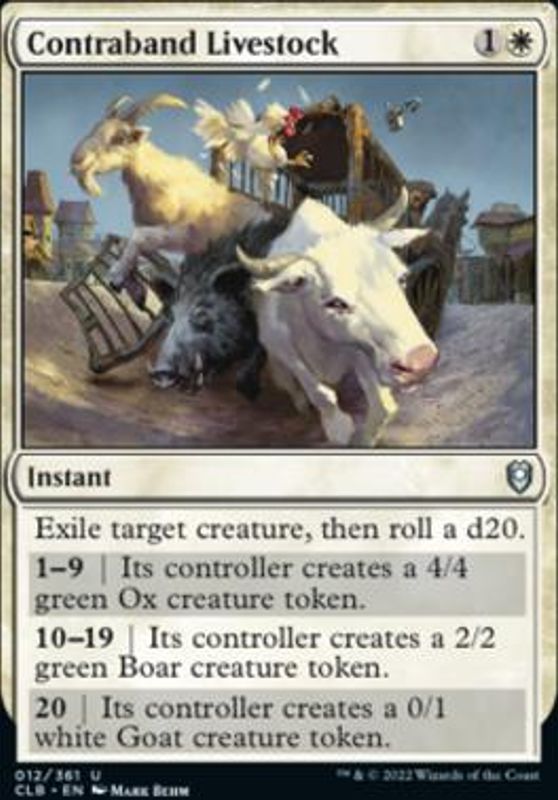 Contraband Livestock
