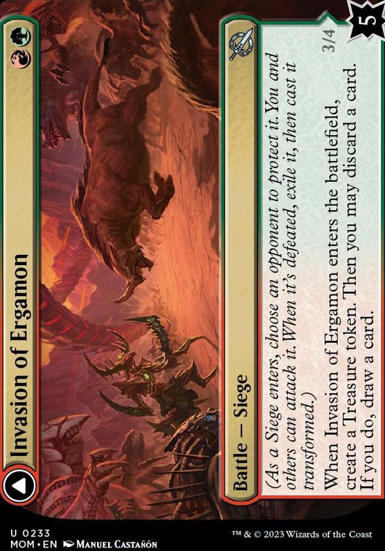 Invasion of Ergamon (foil)