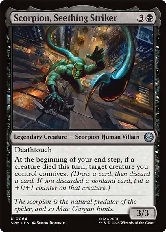 Scorpion, Seething Striker