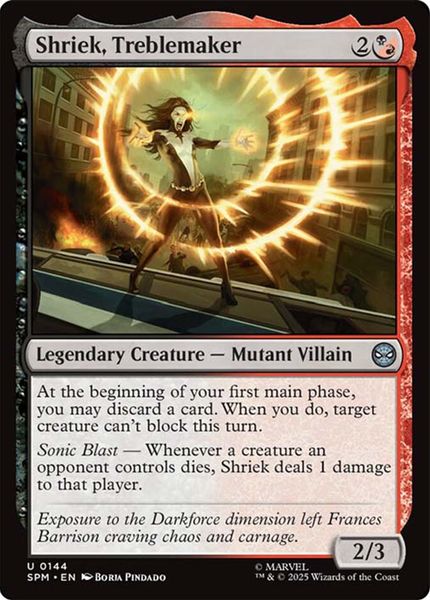 Hovedbilde Shriek, Treblemaker