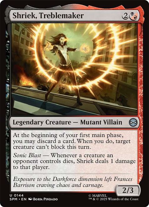Hovedbilde Shriek, Treblemaker