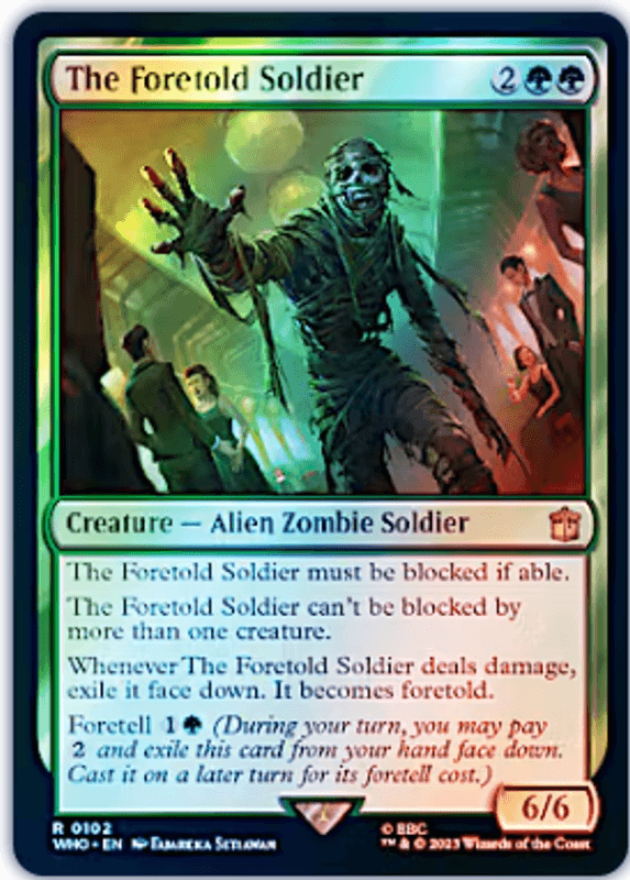 The Foretold Soldier (0102 - Traditional Foil)